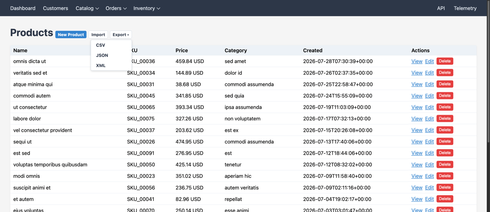 Symfony Backoffice Blueprint